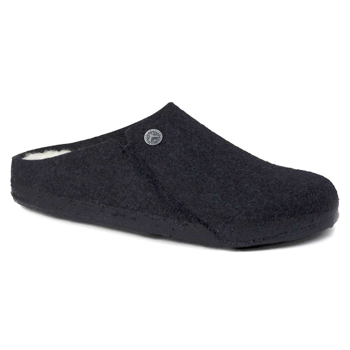 Dark Grey Birkenstock Zermatt Wool Felt Men\'s Clogs | ajxxookuUc7