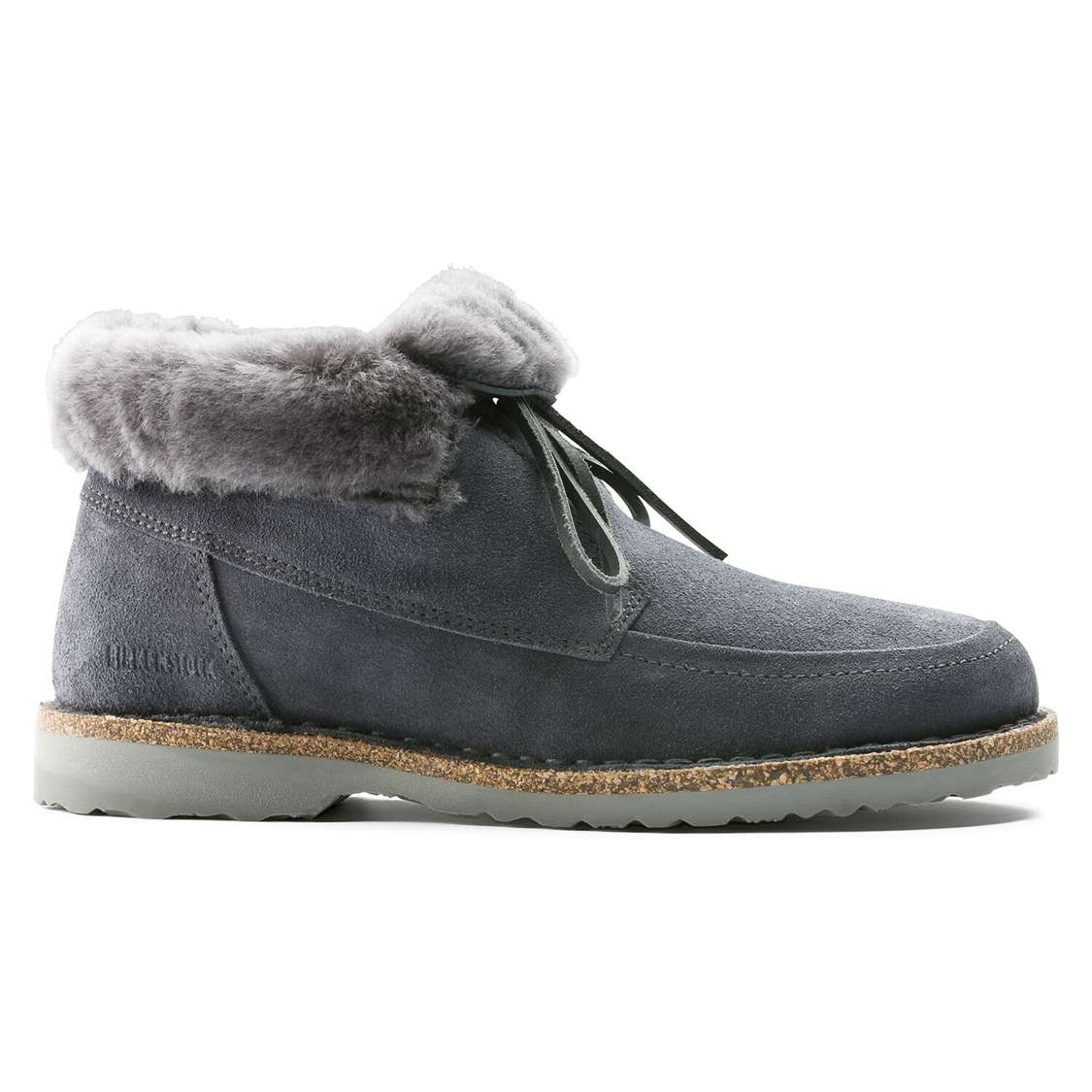 Deep Grey Birkenstock Bakki Suede Leather Women's Boots | IUlUH7FZVMY