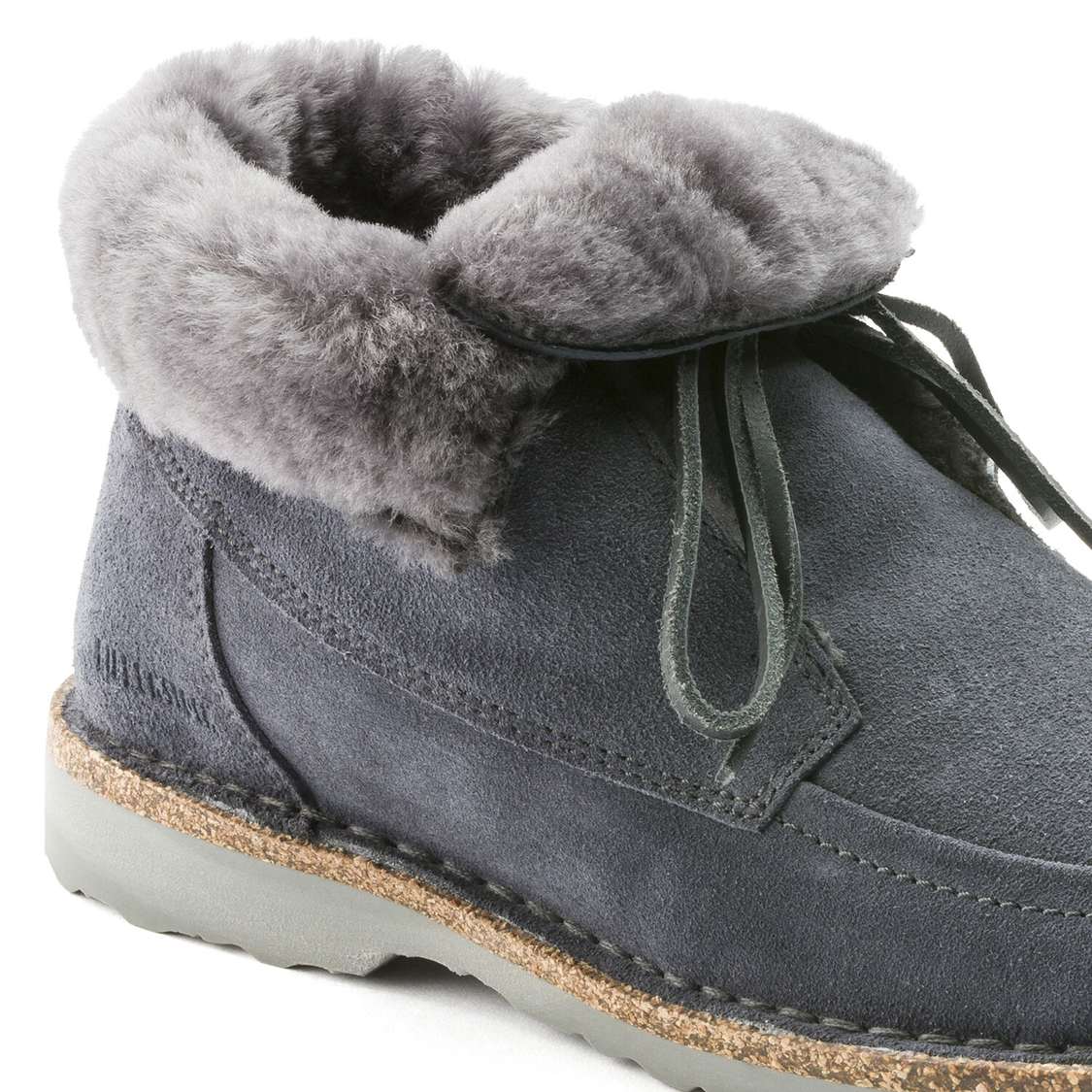 Deep Grey Birkenstock Bakki Suede Leather Women's Boots | IUlUH7FZVMY