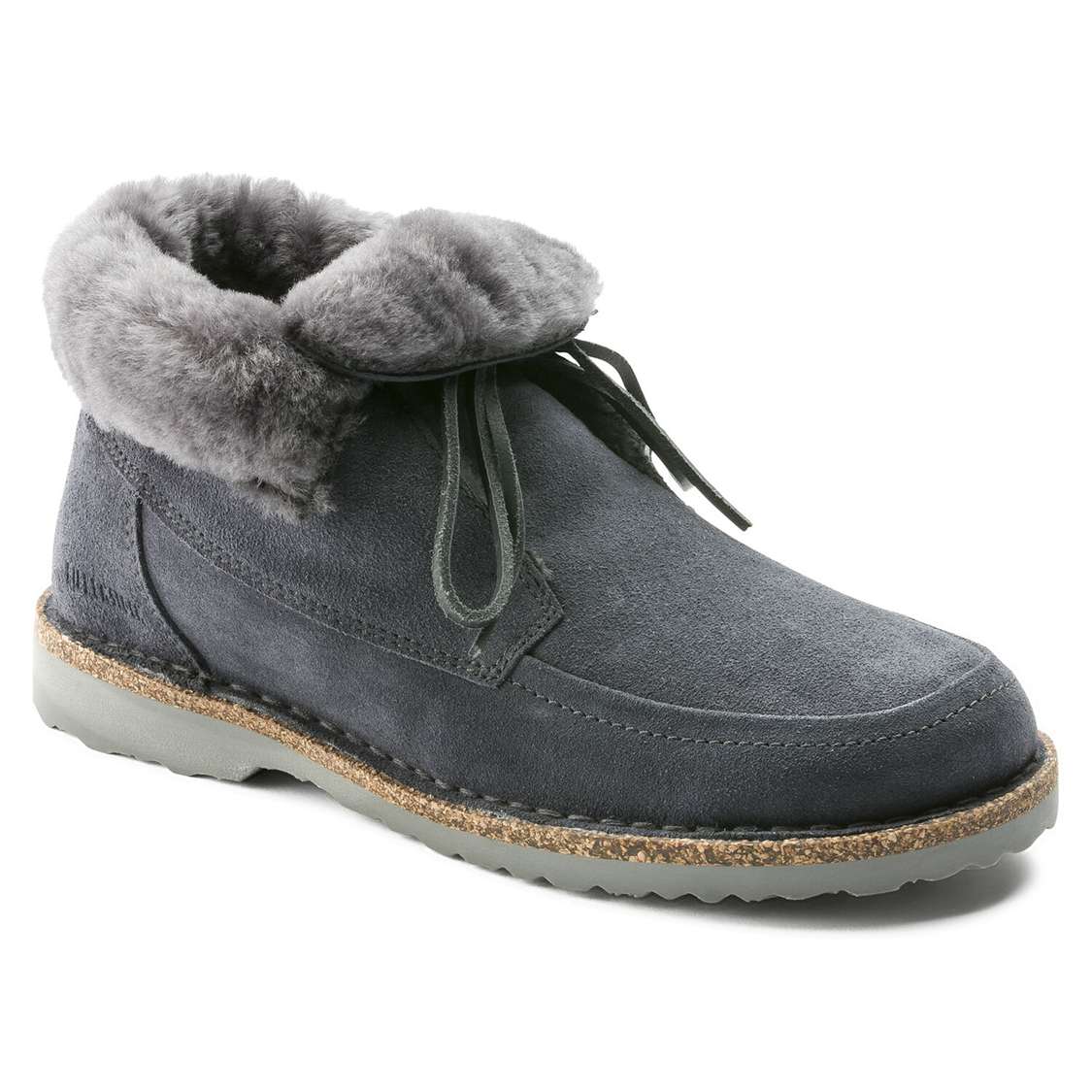 Deep Grey Birkenstock Bakki Suede Leather Women\'s Boots | IUlUH7FZVMY