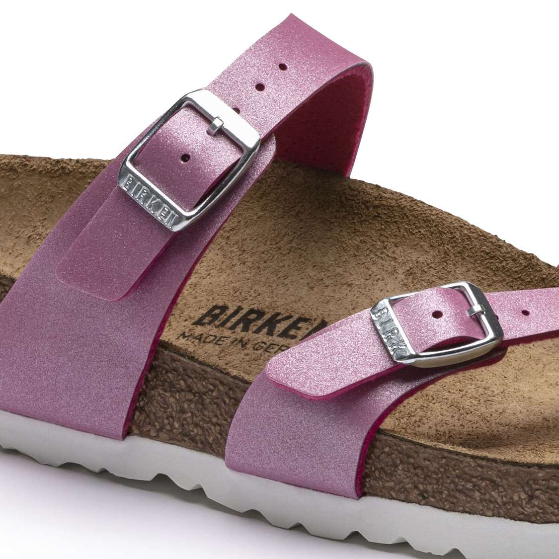 Fuchsia Birkenstock Mayari Birko-Flor Women's Two Strap Sandals | rCX1PLfYXqu