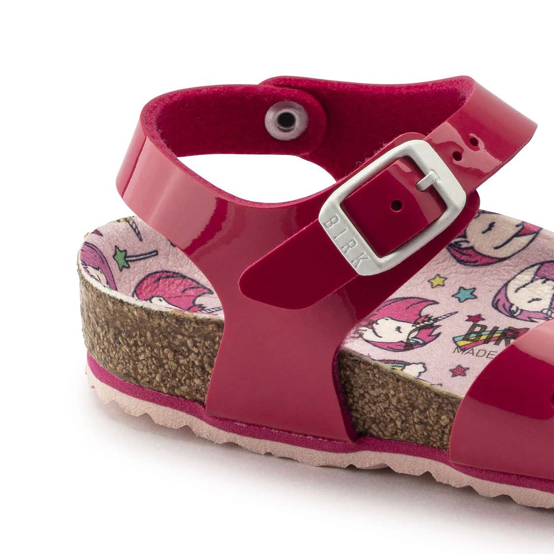 Fuchsia Birkenstock Rio Birko-Flor Kids' Girls Sandals | kqi5tgGJ5K7