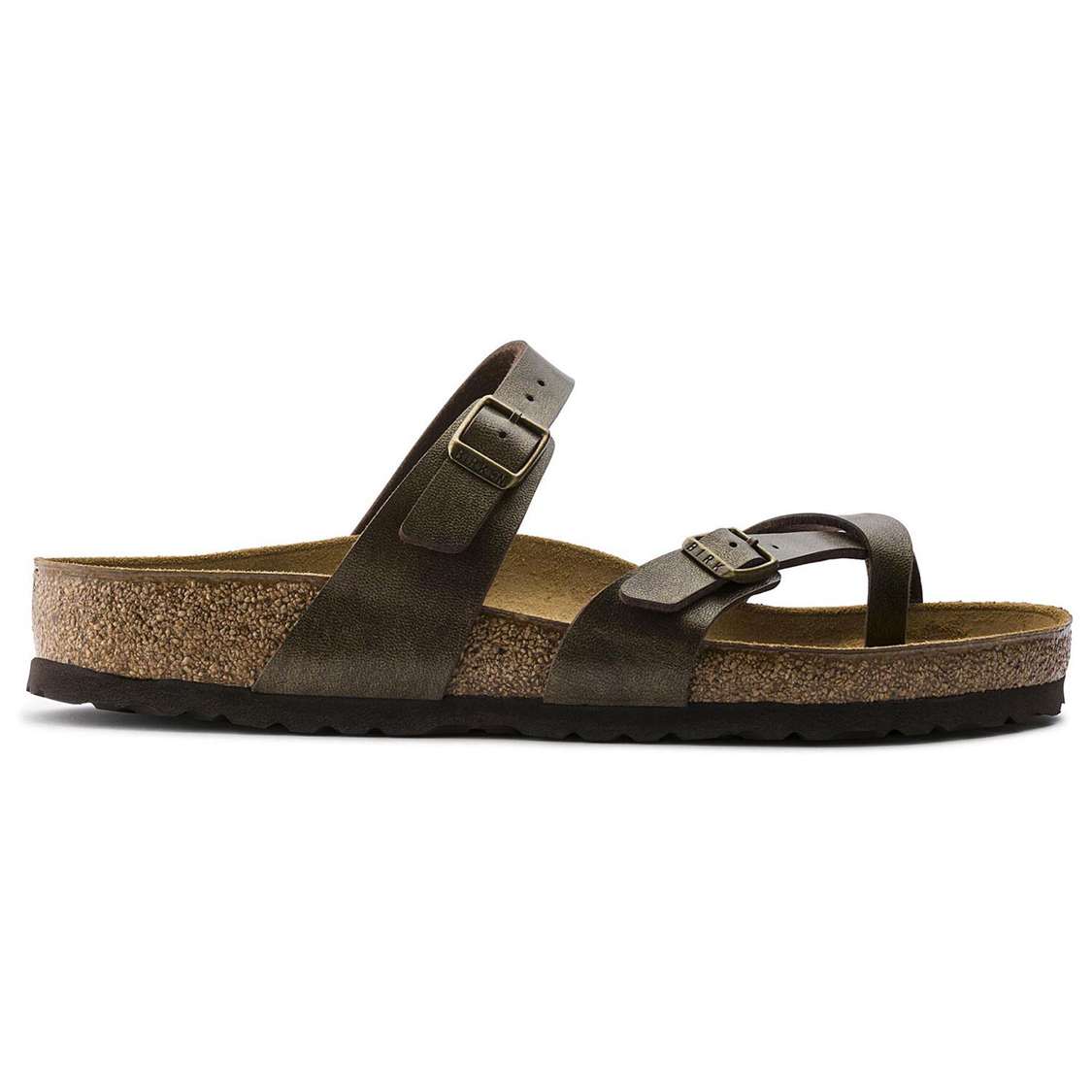 Gold Brown Birkenstock Mayari Birko-Flor Women's Thong | WyJTmr3UXsG