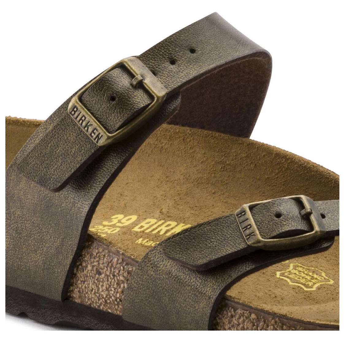 Gold Brown Birkenstock Mayari Birko-Flor Women's Thong | WyJTmr3UXsG