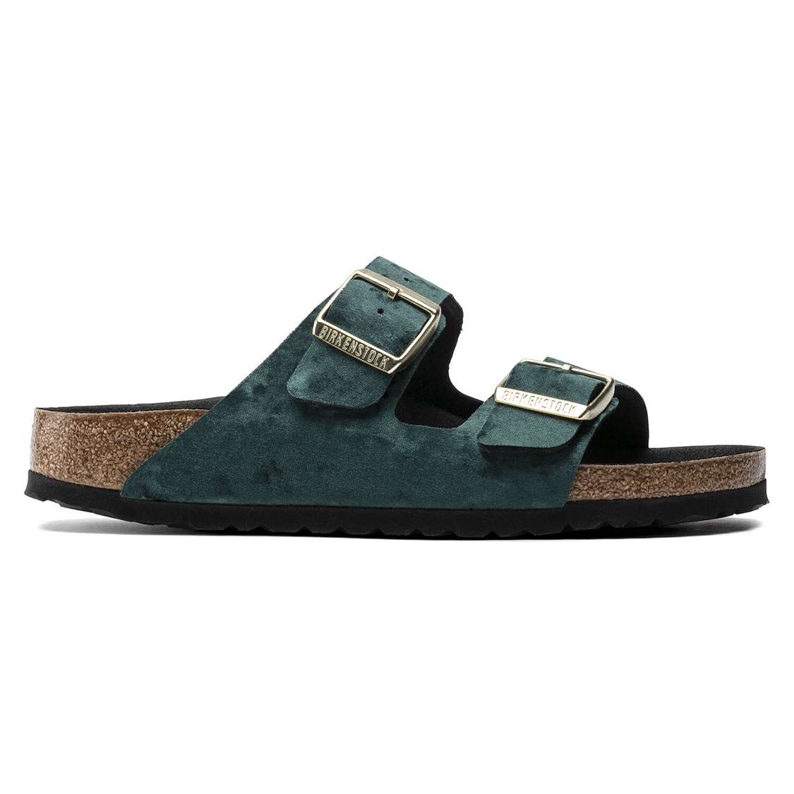 Green Birkenstock Arizona Textile Women's Two Strap Sandals | wJg9Hq3T8xY