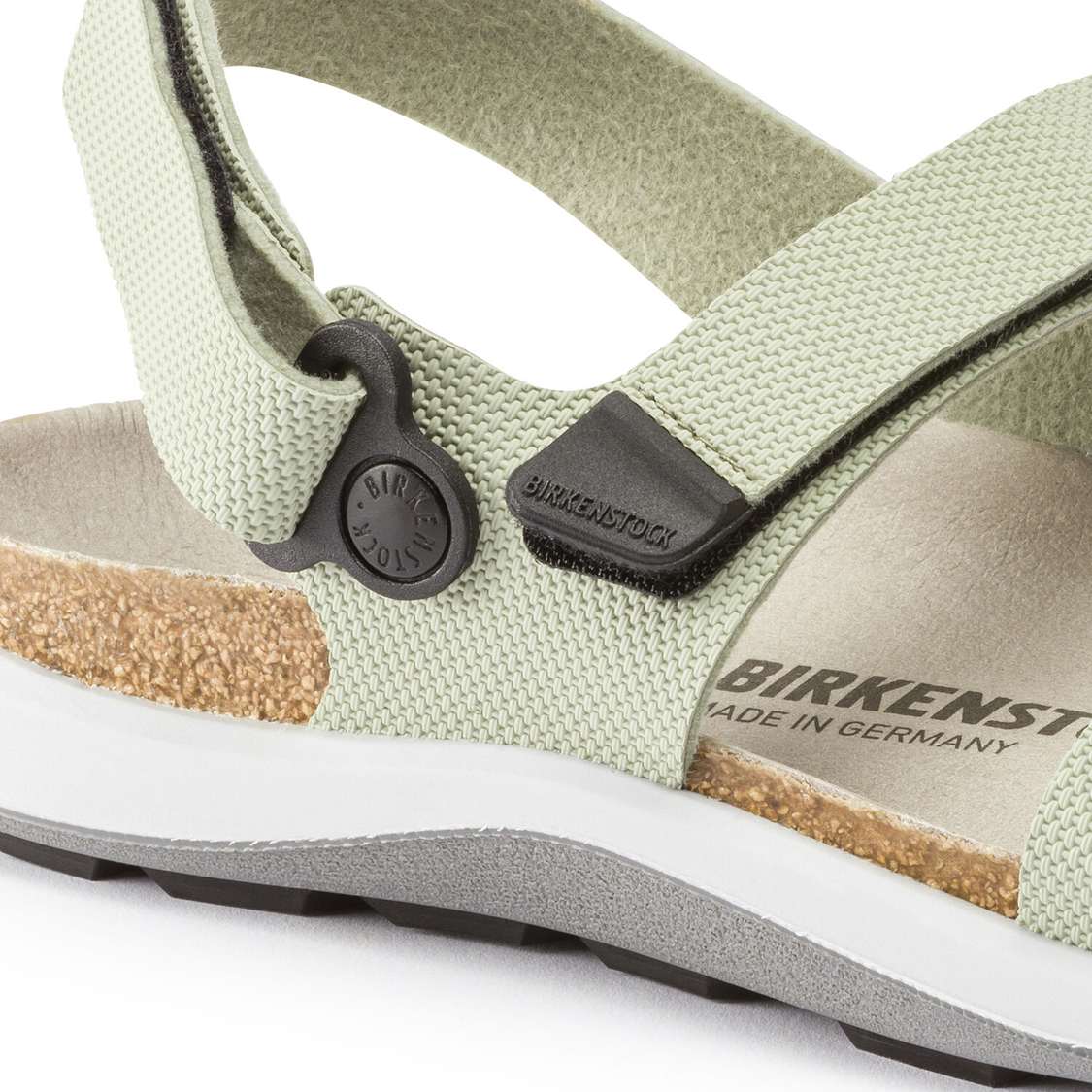 Green Birkenstock Kalahari Birko-Flor Women's Back Strap Sandals | PWpmg2SzdaG