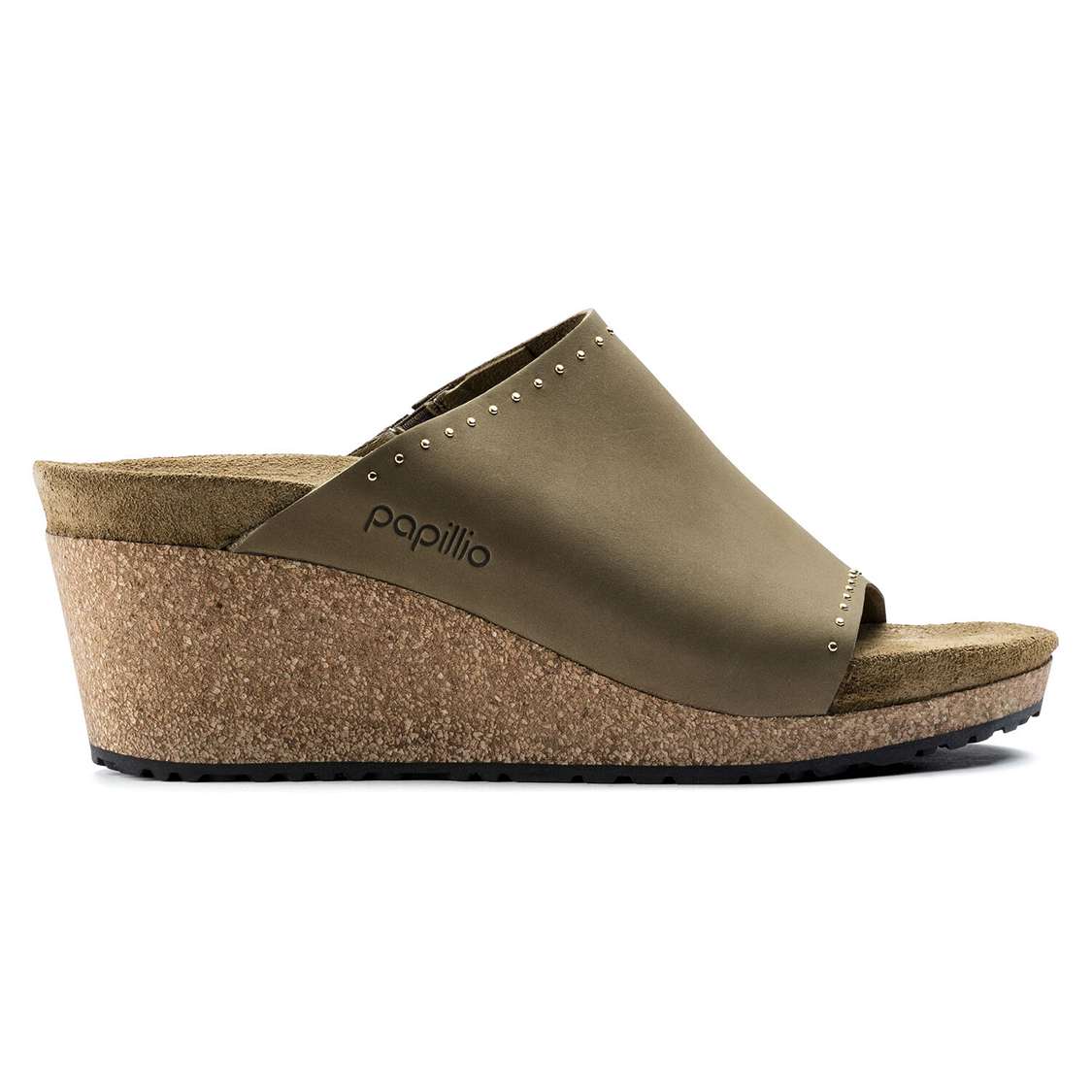 Green Birkenstock Namica Nubuck Leather Women's Wedges Sandals | buQWms8EAqa