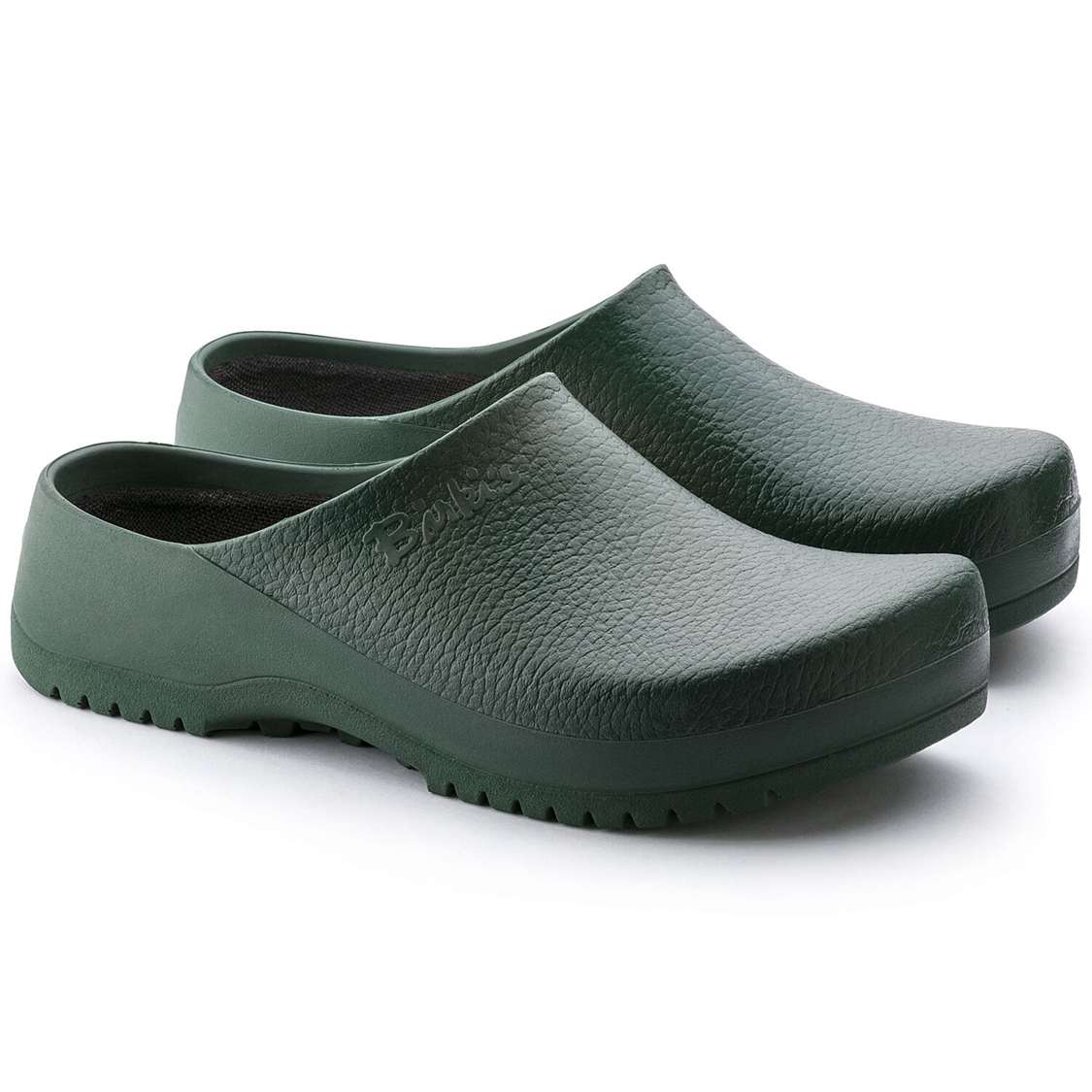 Green Birkenstock Super-Birki Polyurethane Men's Clogs | Ph4WfpdpOsl