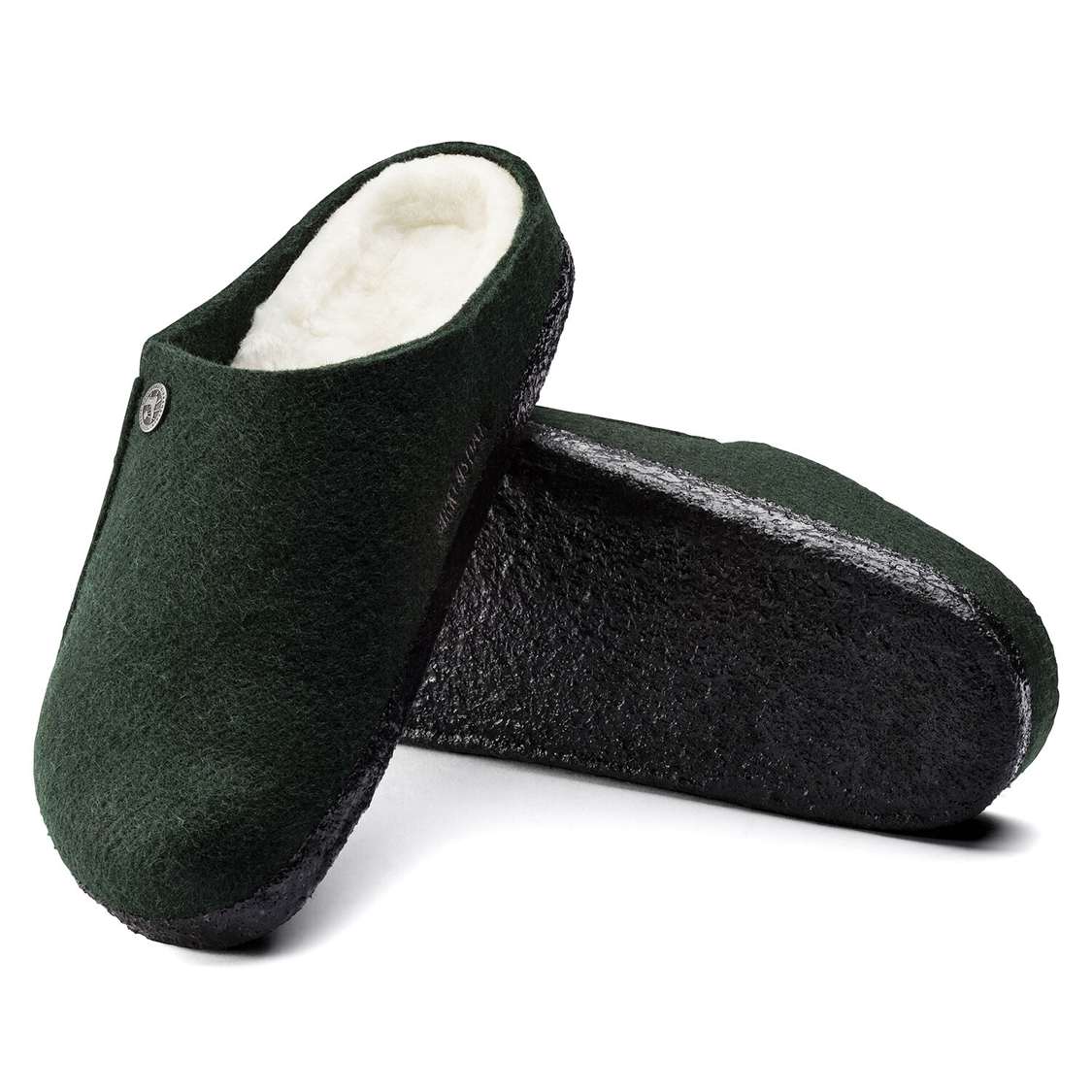 Green Birkenstock Zermatt Wool Felt Women's Clogs | 2wF6MlJq5Rf