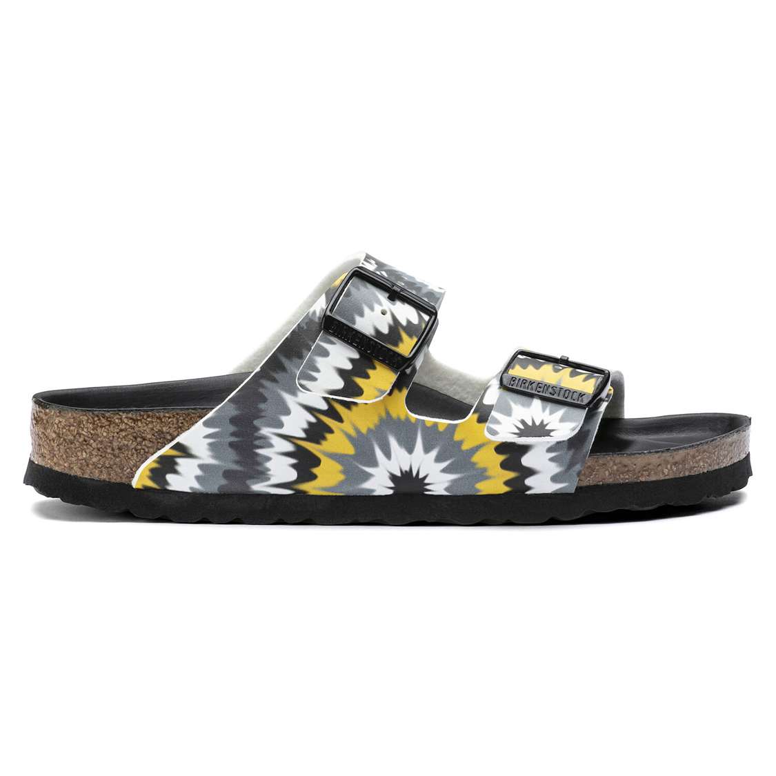 Grey Birkenstock Arizona Birko-Flor Women's Two Strap Sandals | mcGrQytK4xV