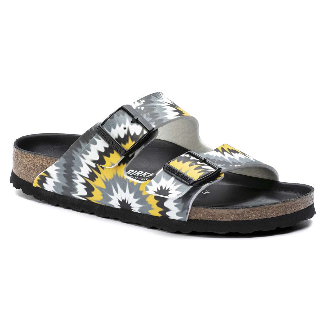 Grey Birkenstock Arizona Birko-Flor Women\'s Two Strap Sandals | mcGrQytK4xV