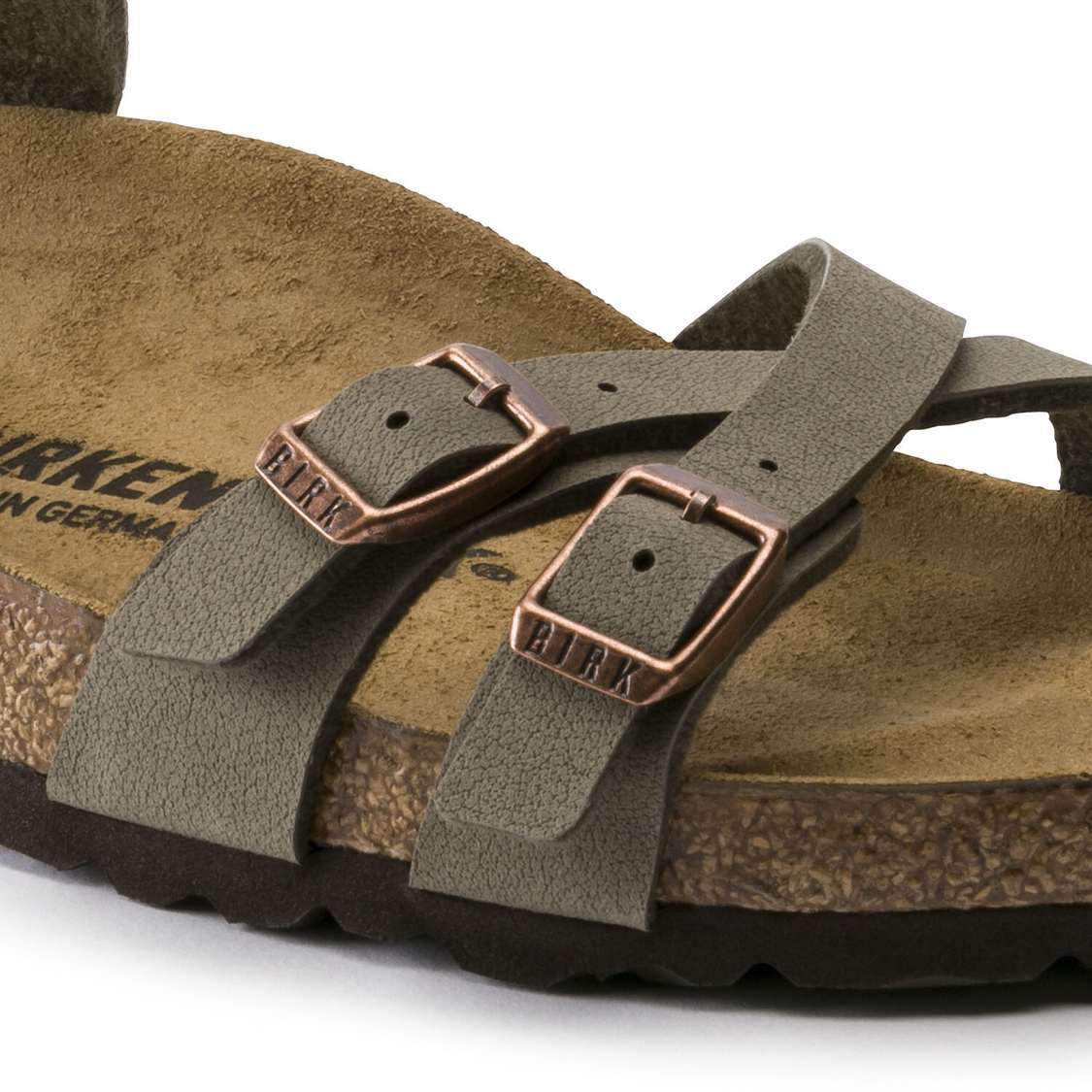 Grey Birkenstock Blanca Birkibuc Women's Multi Strap Sandals | oaNRbRC55tg