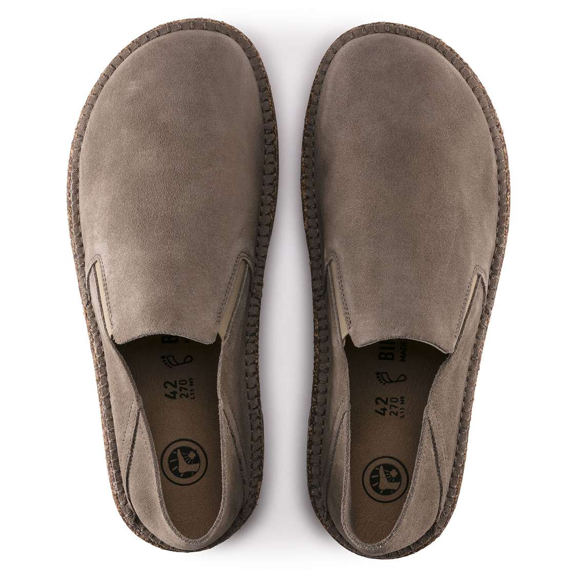 Grey Birkenstock Callan Suede Leather Men's Low Shoes | DiI5CDtnVo6