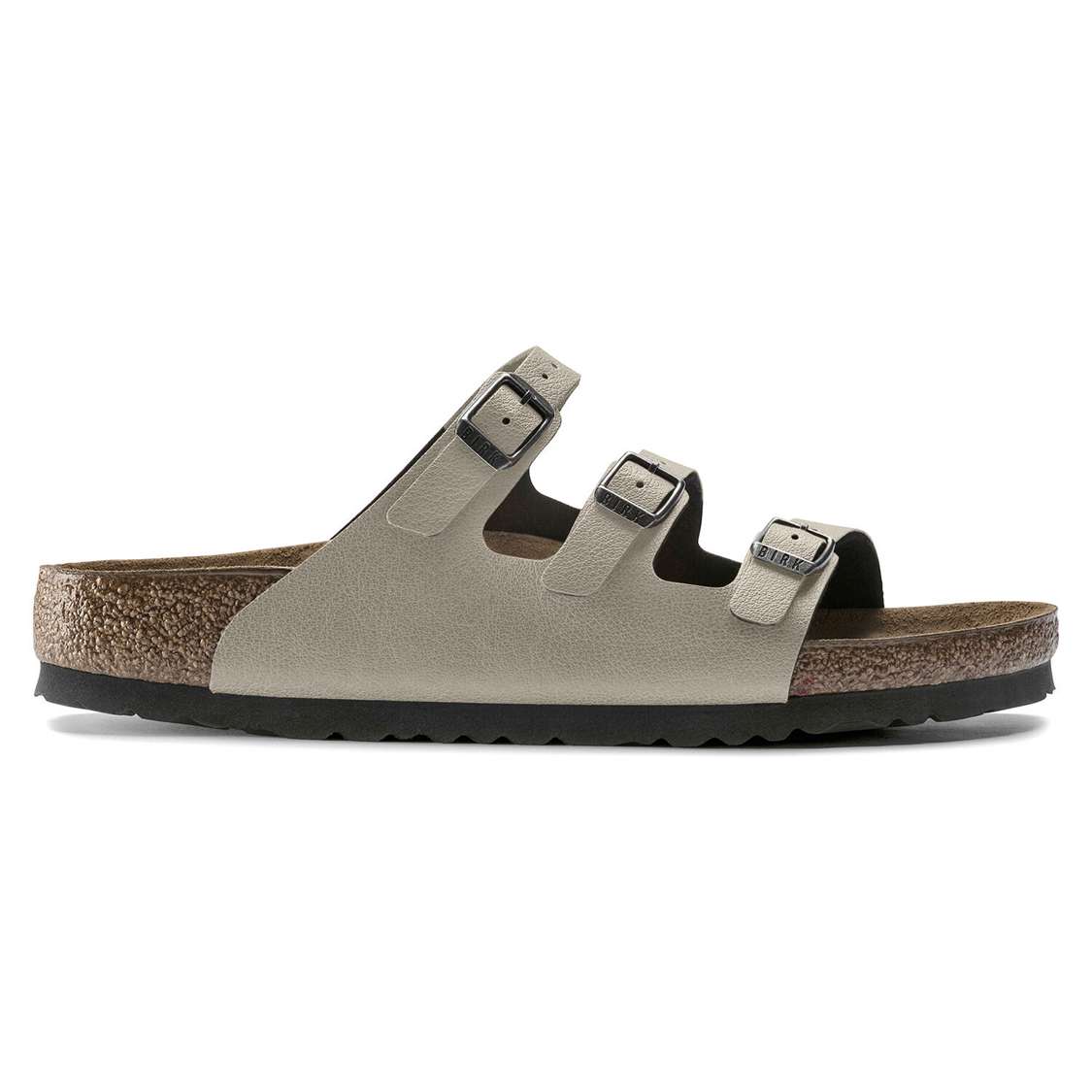 Grey Birkenstock Florida Fresh Birko-Flor Women's Multi Strap Sandals | mHGLr4n54ZN