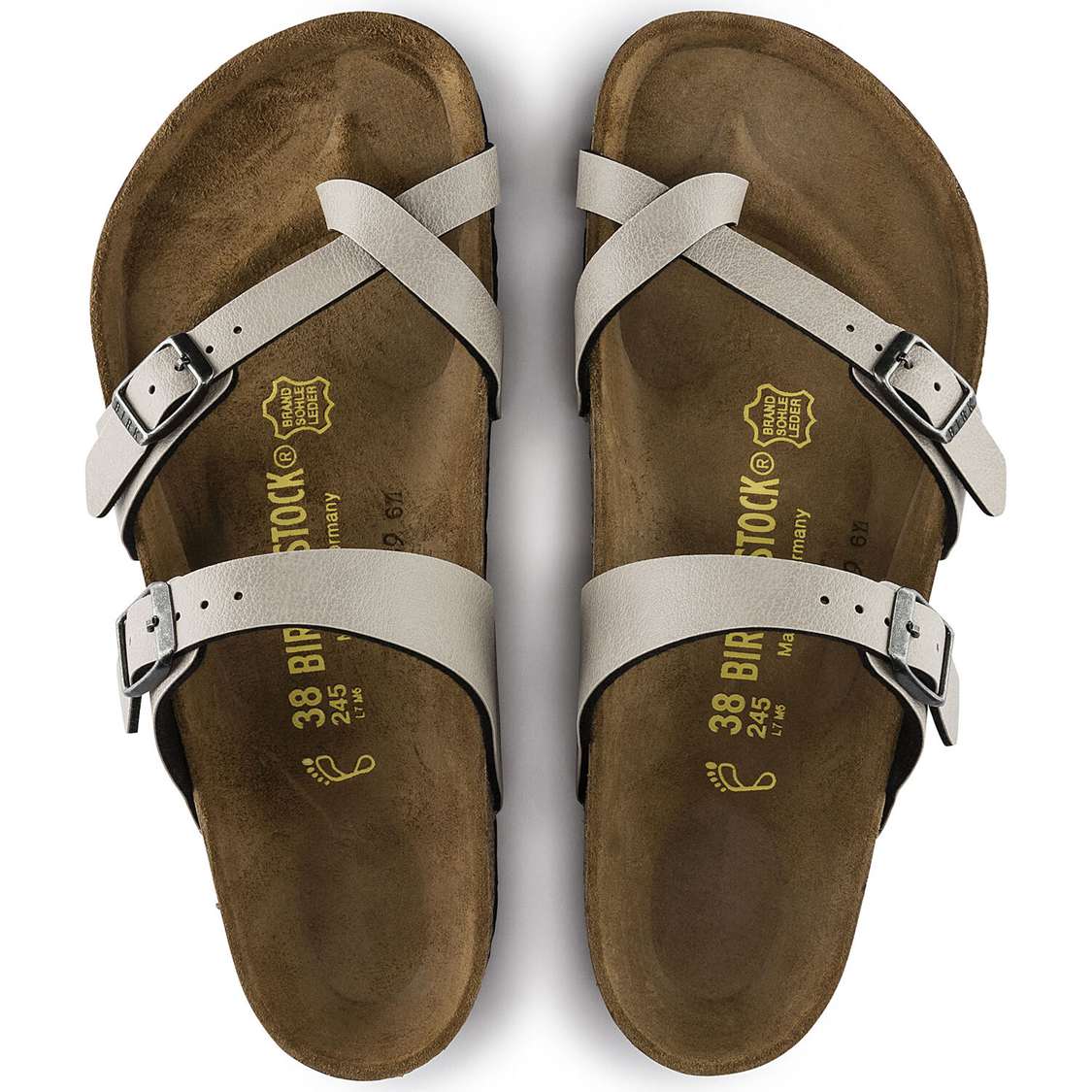 Grey Birkenstock Mayari Birko-Flor Women's Multi Strap Sandals | epAupnq55XW