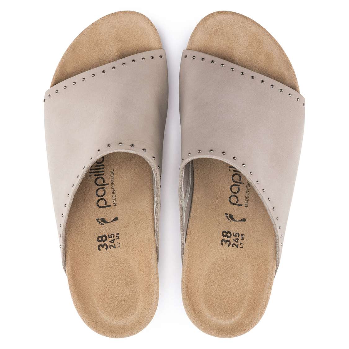 Grey Birkenstock Namica Nubuck Leather Women's One Strap Sandals | URBdiOfNPQh