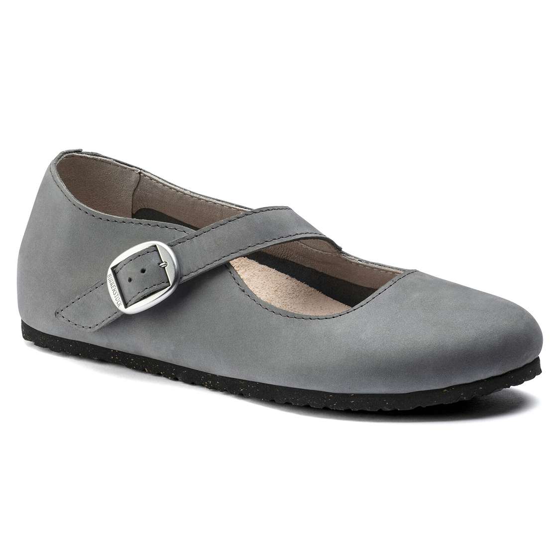 Grey Birkenstock Tracy Nubuck Leather Women\'s Low Shoes | R6orj2aPtFZ