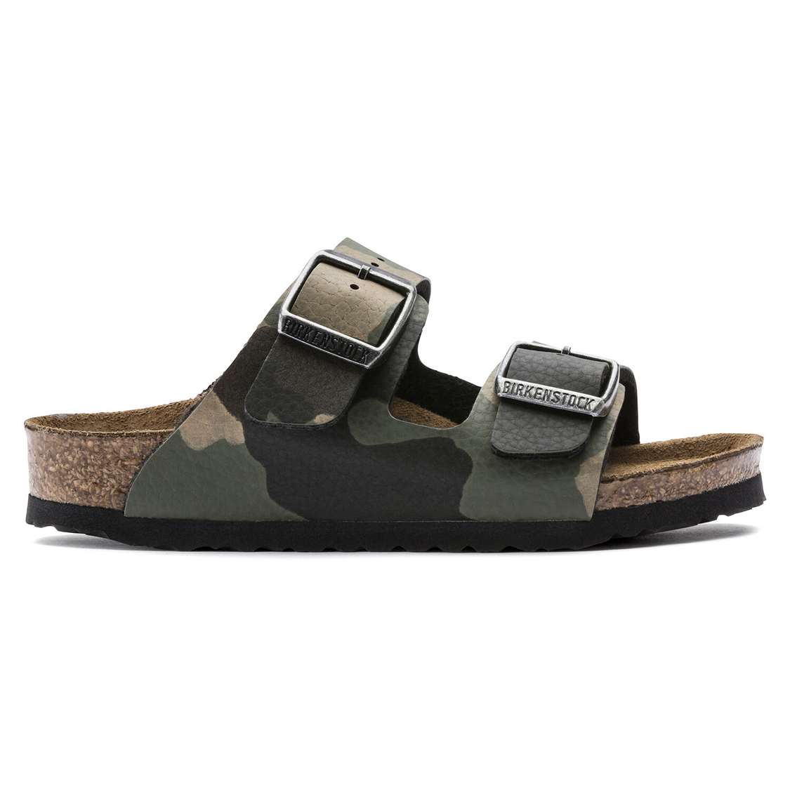 Khaki Birkenstock Arizona Birko-Flor Kids' Boys Sandals | 5pG2wrC2pHW