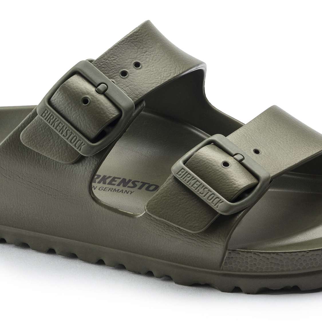 Khaki Birkenstock Arizona Essentials EVA Men's Water Friendly Sandals | JZcyQzSUVFc