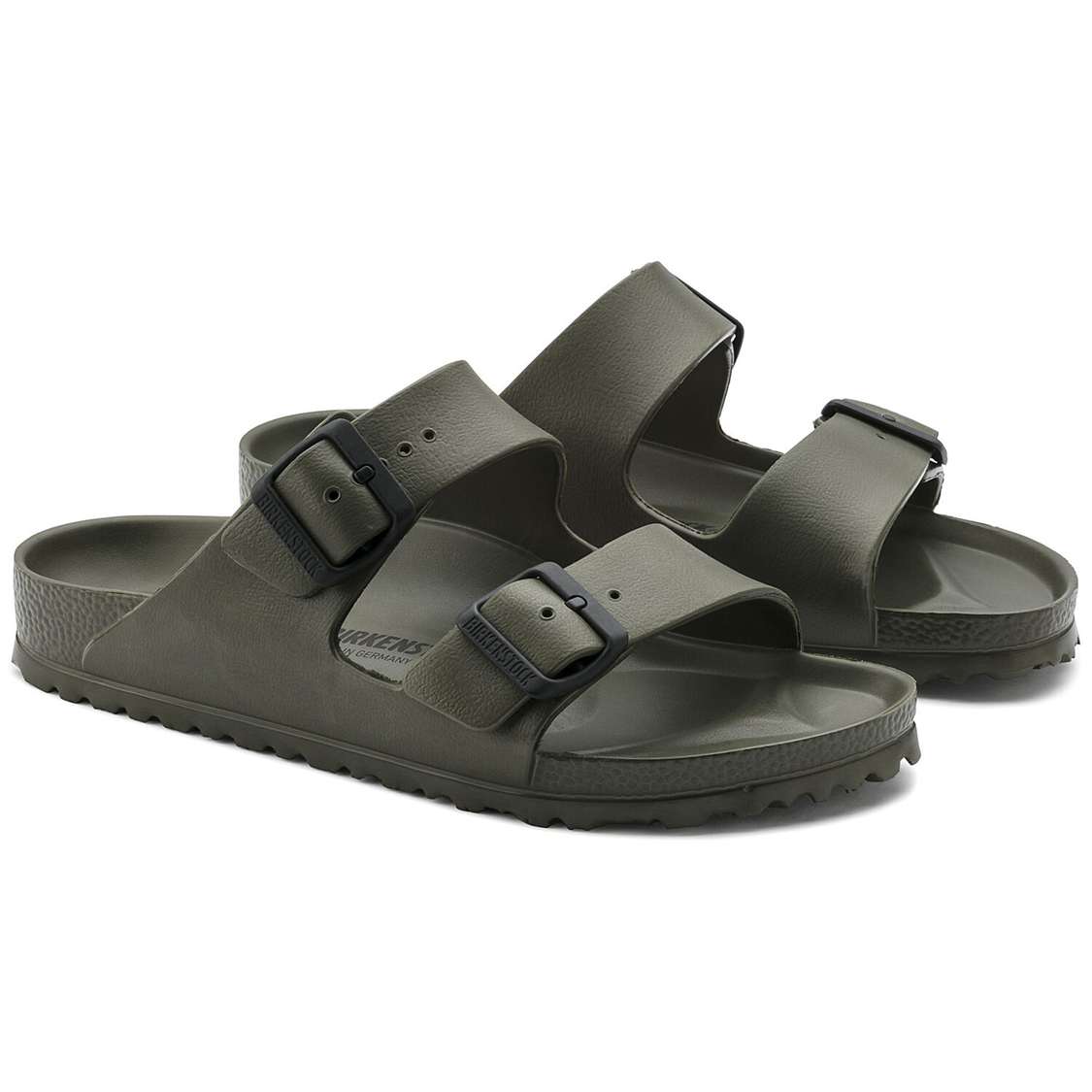 Khaki Birkenstock Arizona Essentials EVA Men's Water Friendly Sandals | XHDEYhrVlro