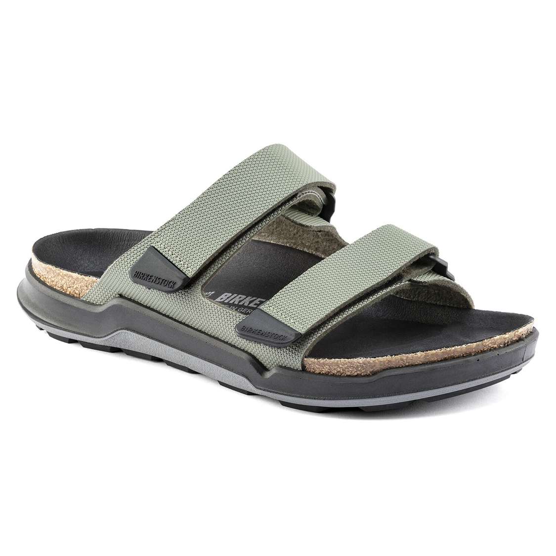 Khaki Birkenstock Atacama Birko-Flor Men\'s Two Strap Sandals | h1xWswMfdAo