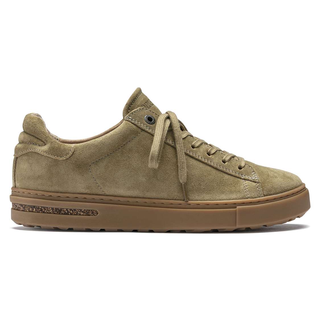 Khaki Birkenstock Bend Suede Leather Men's Sneakers | DzMSu7zZb41