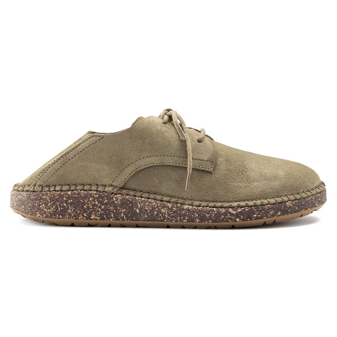 Khaki Birkenstock Gary Suede Leather Men's Low Shoes | VPh7OF1taeE