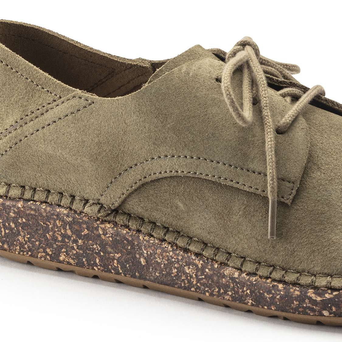 Khaki Birkenstock Gary Suede Leather Men's Low Shoes | VPh7OF1taeE