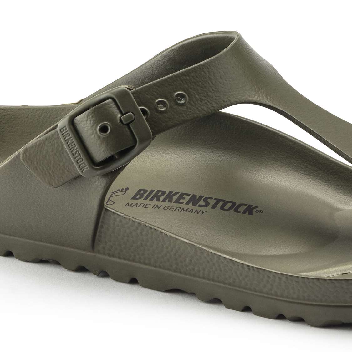 Khaki Birkenstock Gizeh Essentials EVA Men's Water Friendly Sandals | Ks2meyJQoJ1