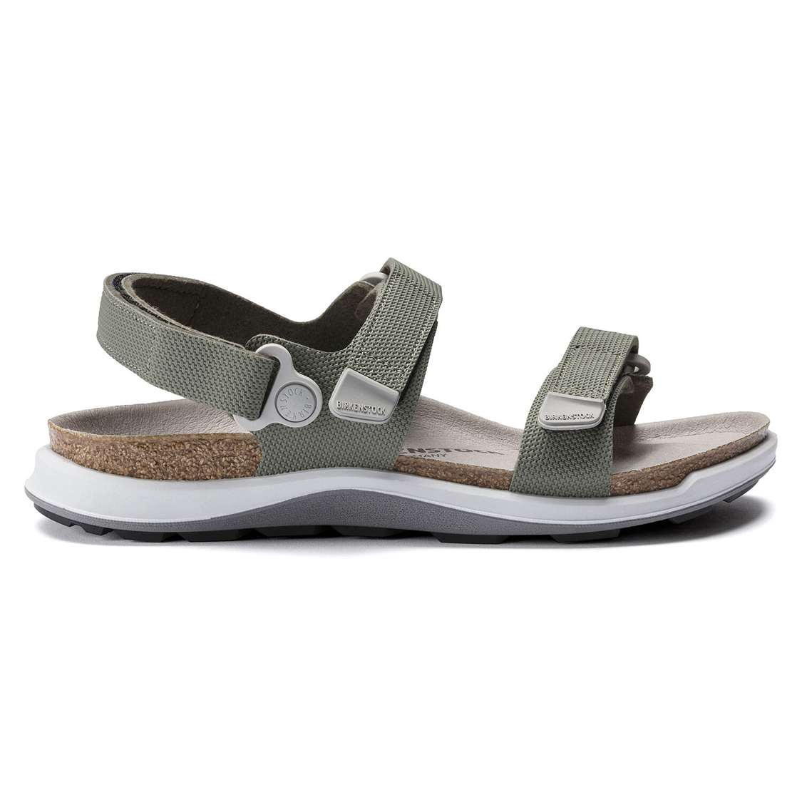 Khaki Birkenstock Kalahari Birko-Flor Women's Back Strap Sandals | aHAHqgK684O