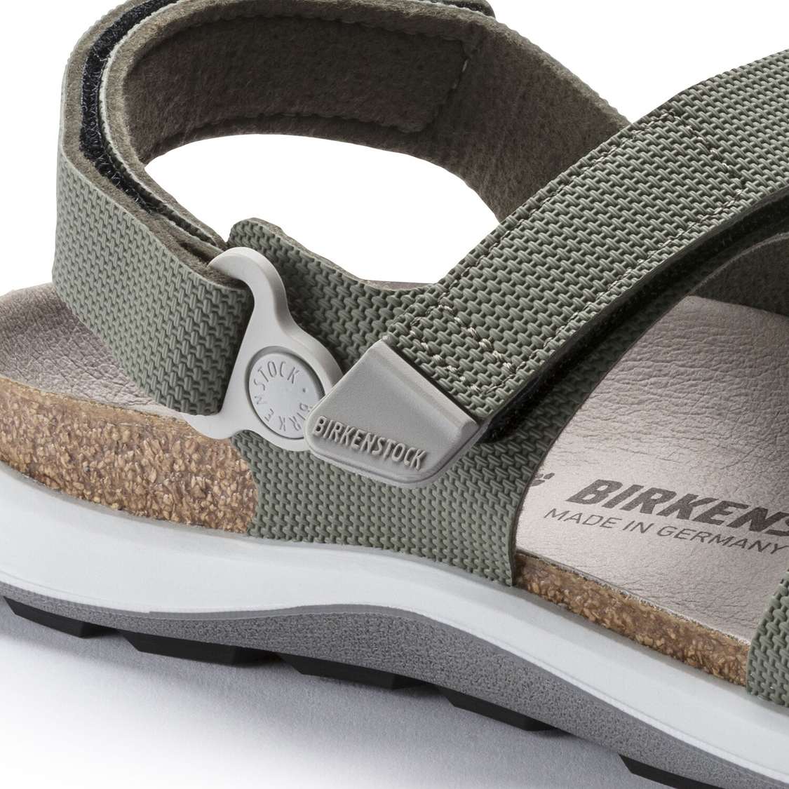 Khaki Birkenstock Kalahari Birko-Flor Women's Back Strap Sandals | aHAHqgK684O