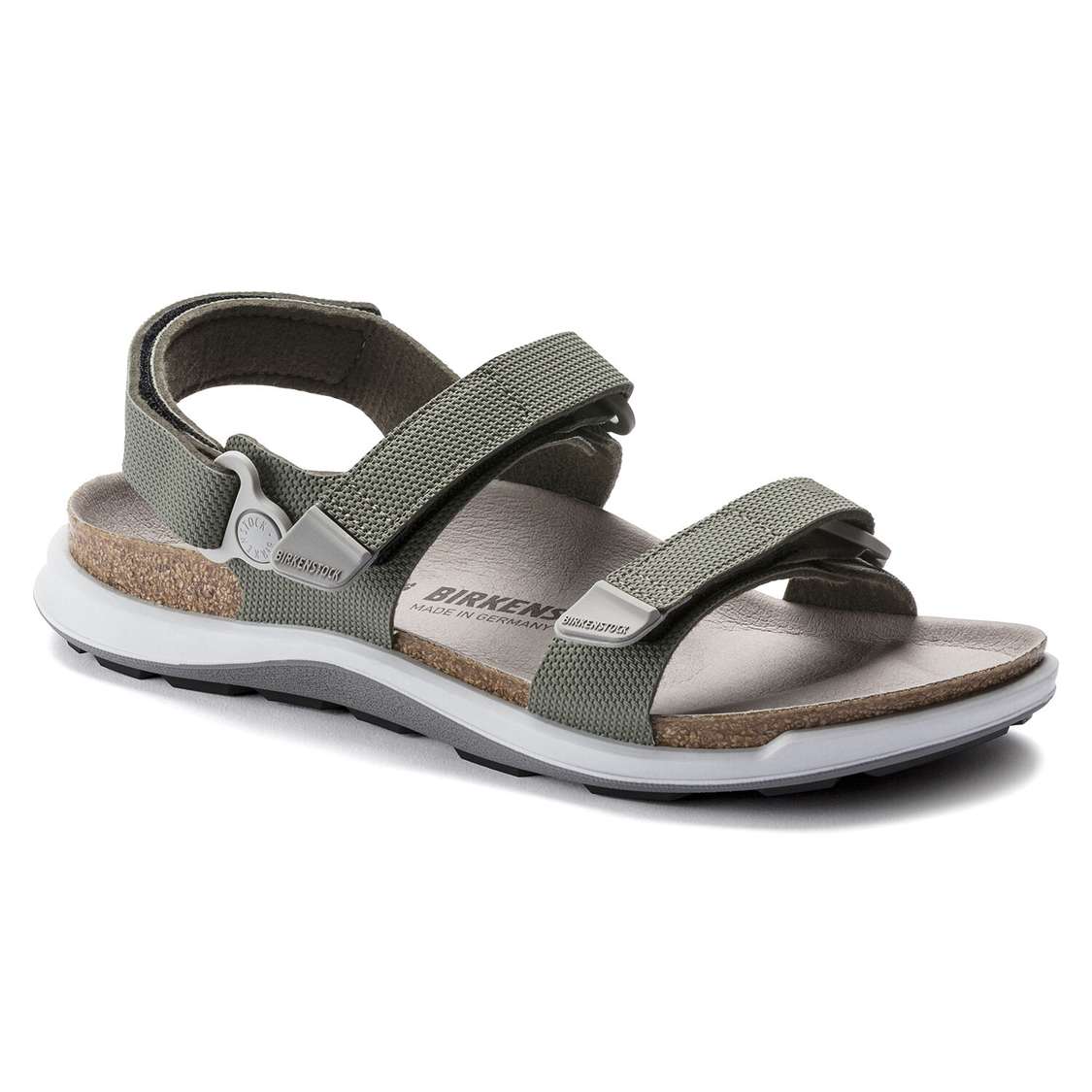 Khaki Birkenstock Kalahari Birko-Flor Women\'s Back Strap Sandals | aHAHqgK684O