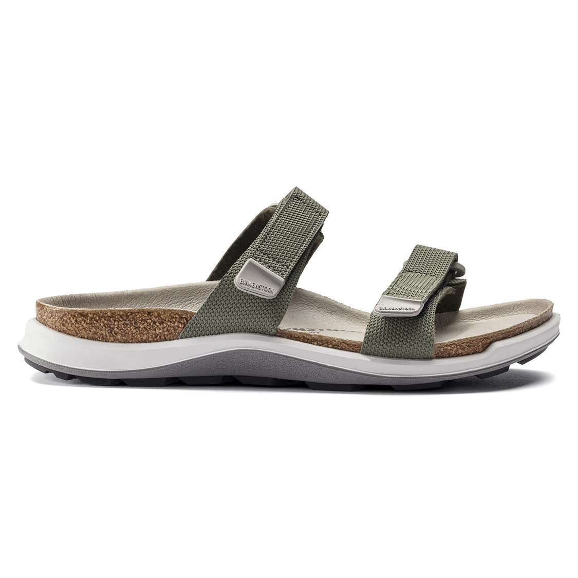 Khaki Birkenstock Sahara Birko-Flor Women's Two Strap Sandals | x7rUqOgdBl1