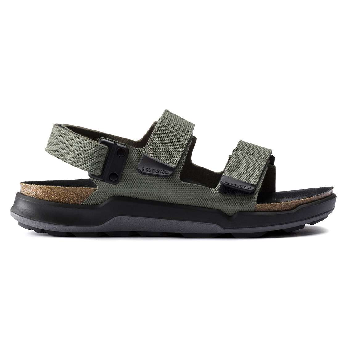 Khaki Birkenstock Tatacoa Birko-Flor Men's Two Strap Sandals | 57VPj8lDHxO