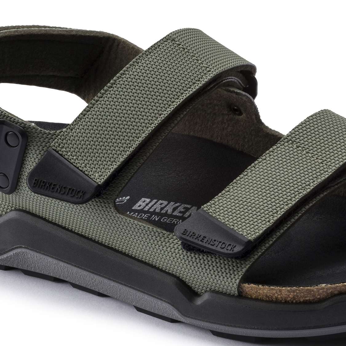 Khaki Birkenstock Tatacoa Birko-Flor Men's Two Strap Sandals | 57VPj8lDHxO