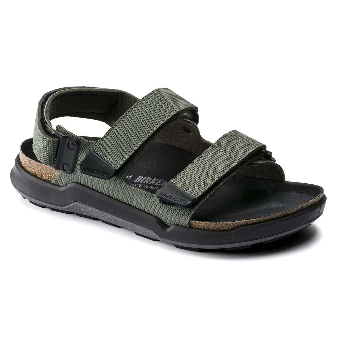 Khaki Birkenstock Tatacoa Birko-Flor Men\'s Two Strap Sandals | 57VPj8lDHxO