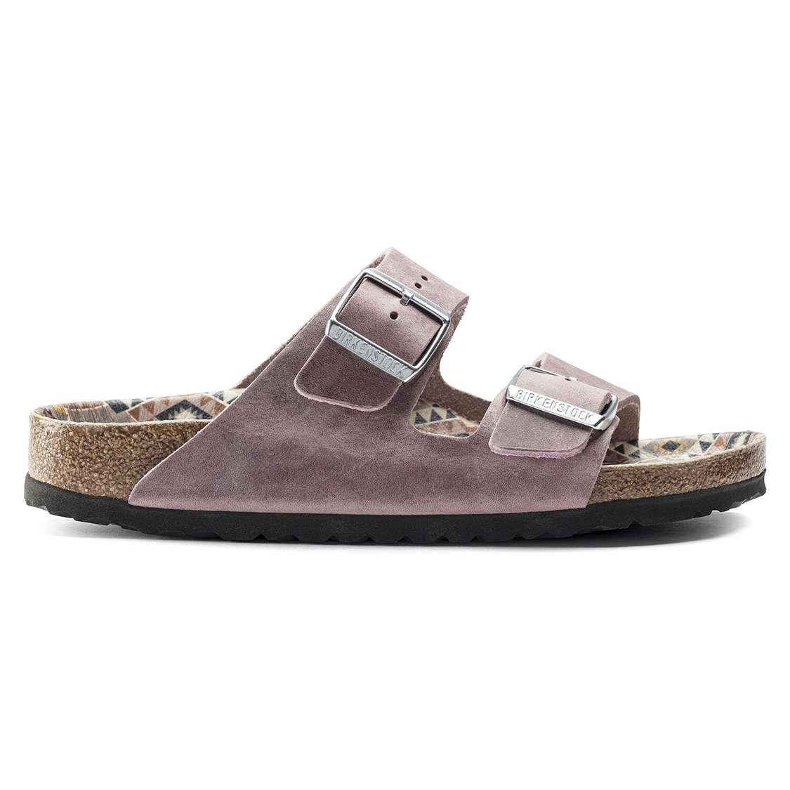 Lavender Birkenstock Arizona Oiled Leather Women's Two Strap Sandals | D6ZBowZmSzH