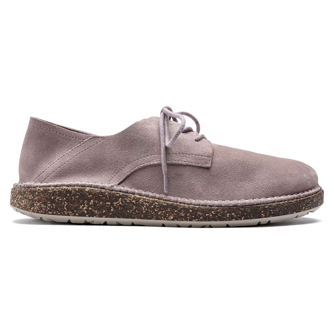 Lavender Birkenstock Gary Suede Leather Women's Lace Up Shoes | IXGzFYsXaP3