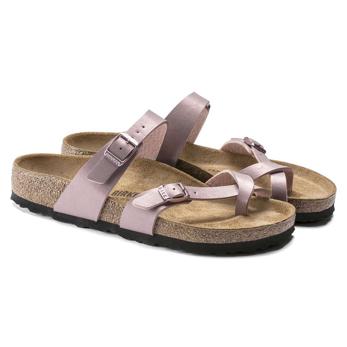 Lavender Birkenstock Mayari Birko-Flor Women's Thong | 7N8dV9E1djc