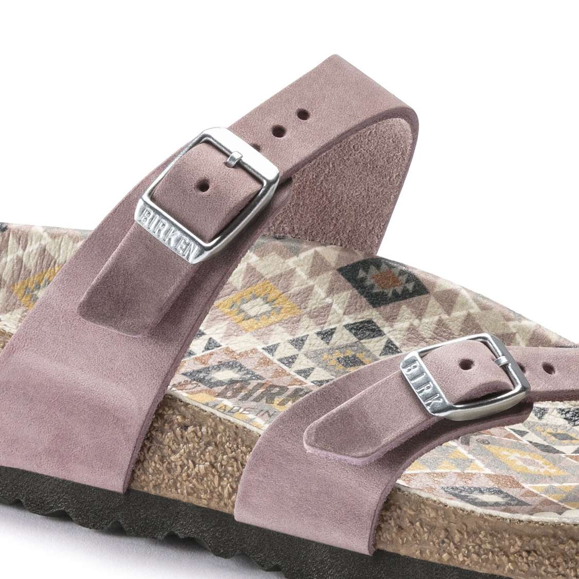 Lavender Birkenstock Mayari Oiled Leather Women's Multi Strap Sandals | Crvy8vKIWS1