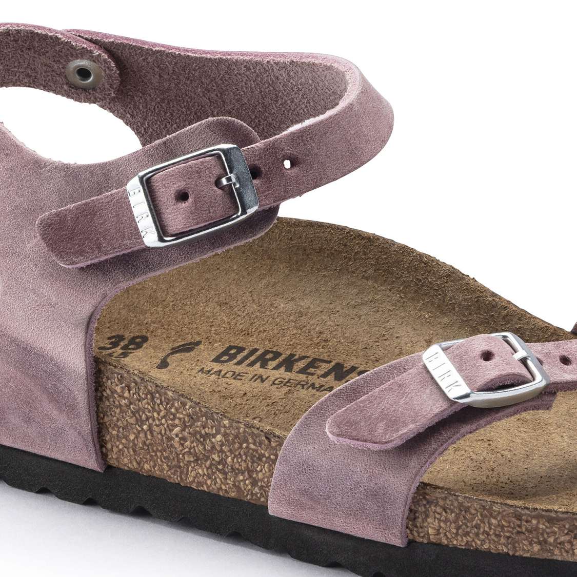 Lavender Birkenstock Taormina Oiled Leather Women's Two Strap Sandals | SgFI3zlpywX