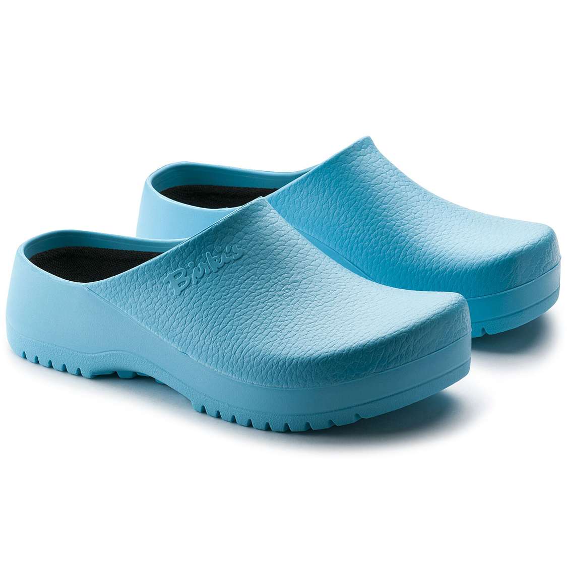 Light Blue Birkenstock Super-Birki Polyurethane Men's Clogs | znVM3iN3muD