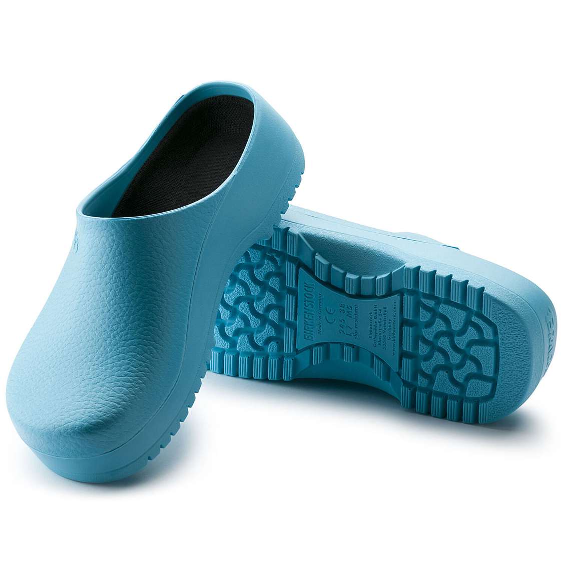 Light Blue Birkenstock Super-Birki Polyurethane Women's Clogs | znoi38T8jmg