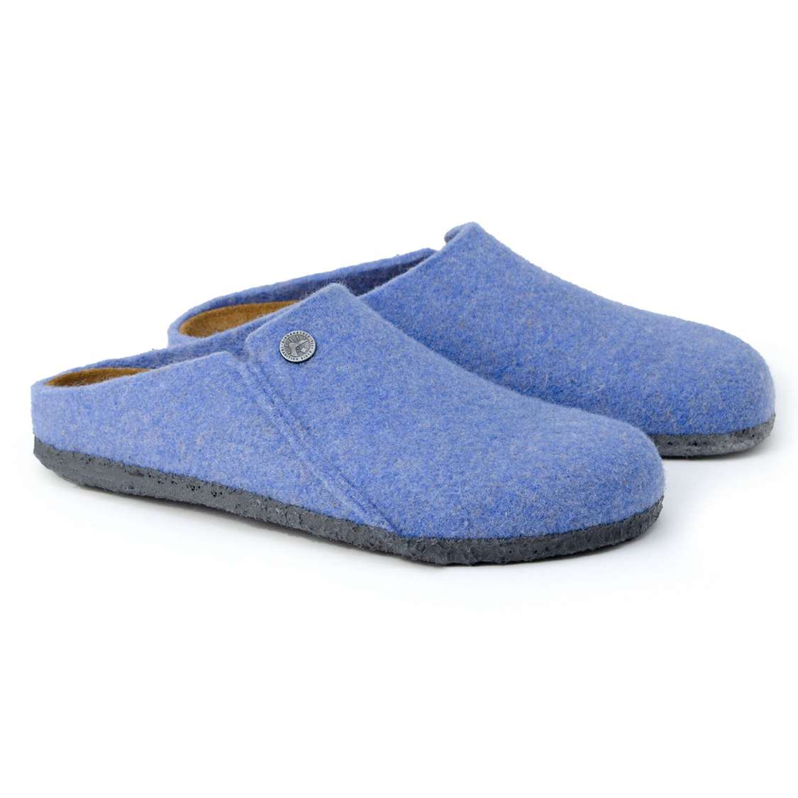 Light Blue Birkenstock Zermatt Wool Felt Men's Clogs | H2VCQIgRnjT