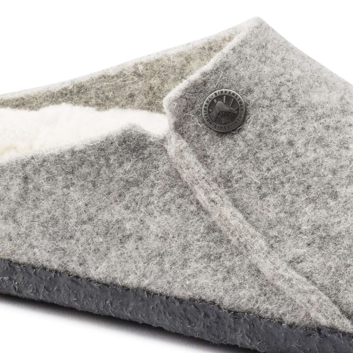 Light Grey Birkenstock Zermatt Wool Felt Women's Clogs | s2QukpkCVBw