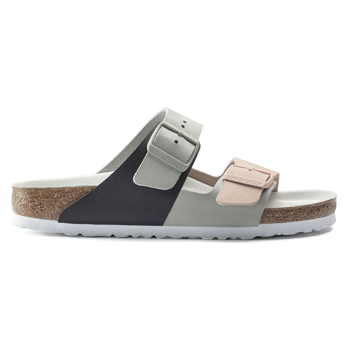 Light Rose Birkenstock Arizona Split Nubuck Leather Women's Two Strap Sandals | R35YSFJXNwq