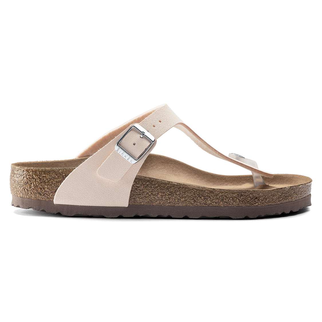 Light Rose Birkenstock Gizeh Vegan Birkibuc Women's Thong | QIuy6d8Uxmi