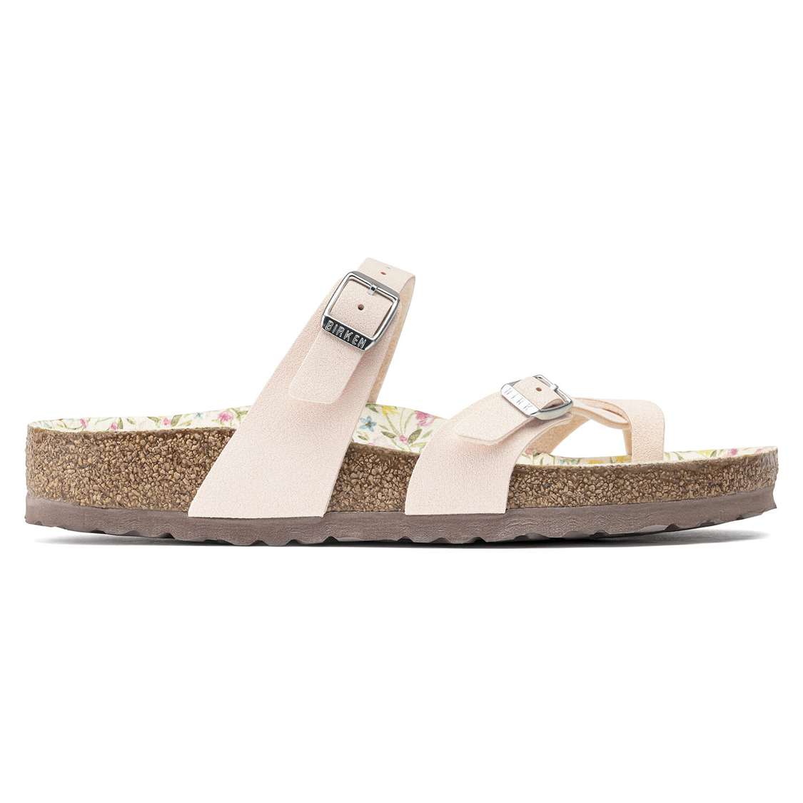 Light Rose Birkenstock Mayari Vegan Birkibuc Women's Thong | aerNXeGo69x