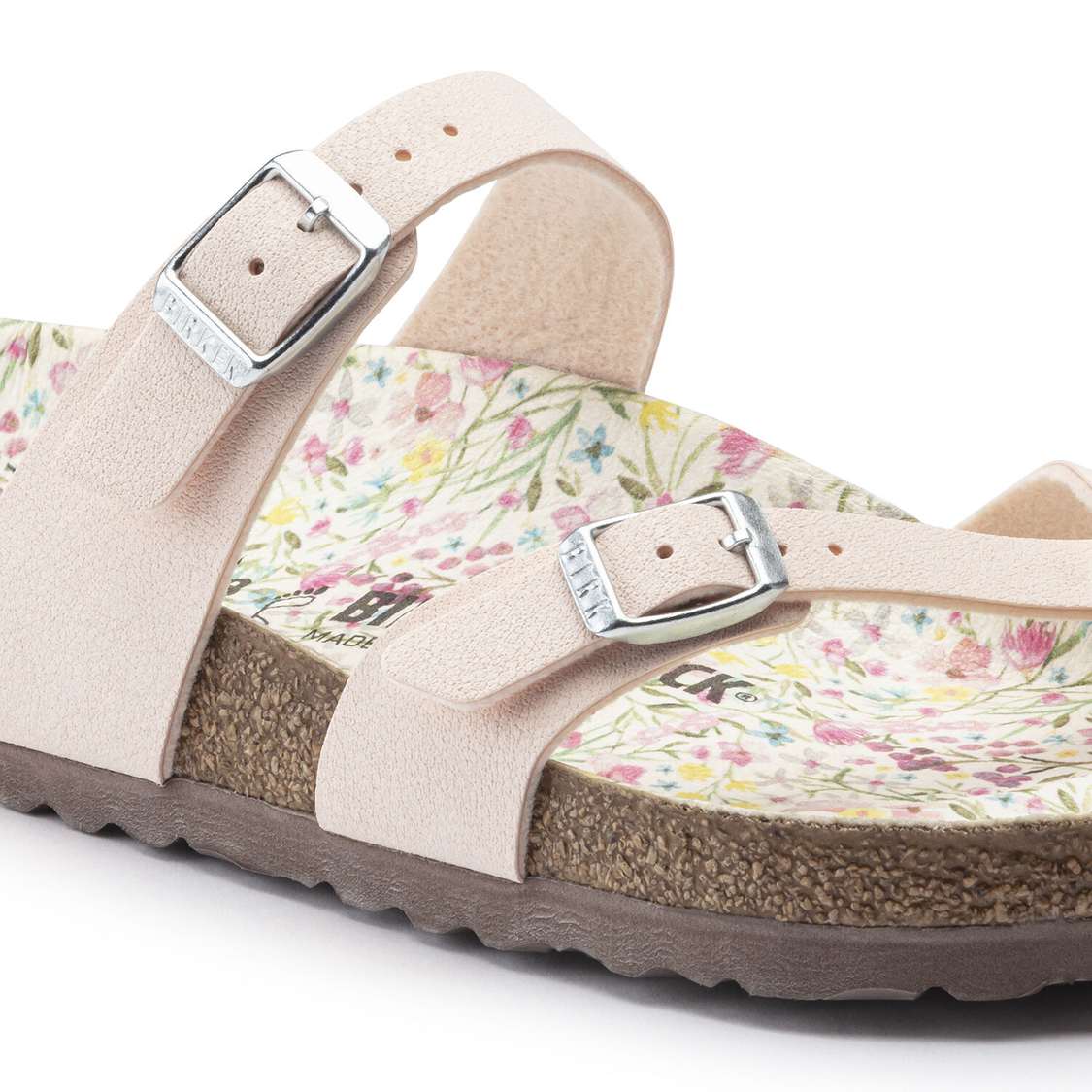 Light Rose Birkenstock Mayari Vegan Birkibuc Women's Thong | aerNXeGo69x