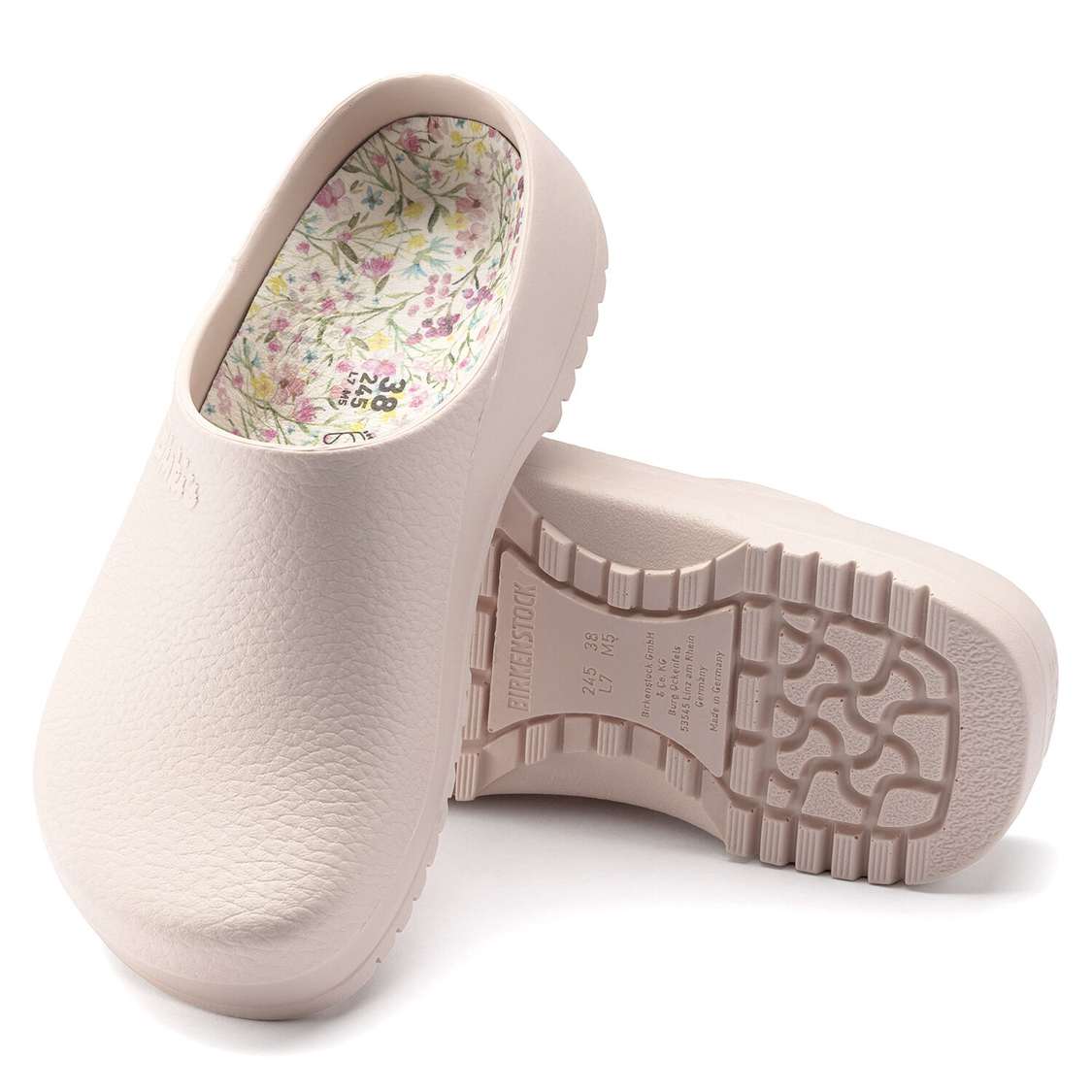 Light Rose Birkenstock Super-Birki Polyurethane Women's Clogs | mE8xTdVj3qj